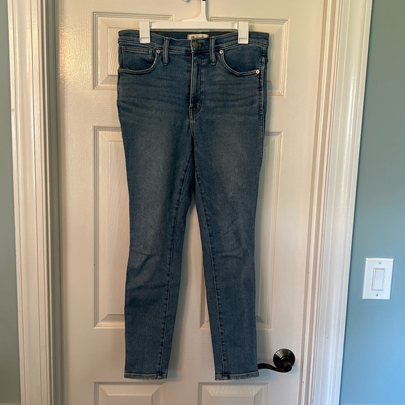 Women’s Madewell High-Rise Skinny Blue Jeans Size 30 - Picture 1 of 14